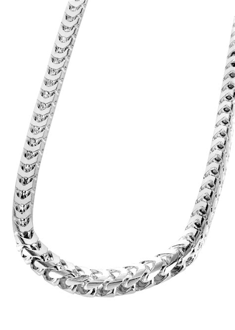 10K / 14K White Gold Chain 